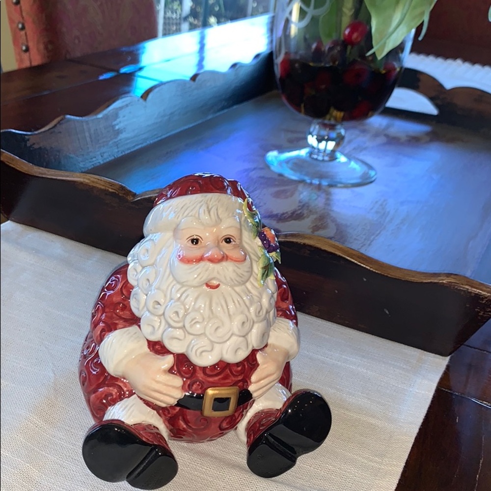 Fitz and Floyd Santa candy dish  🎅 Offers Welcome - Picture 2 of 5
